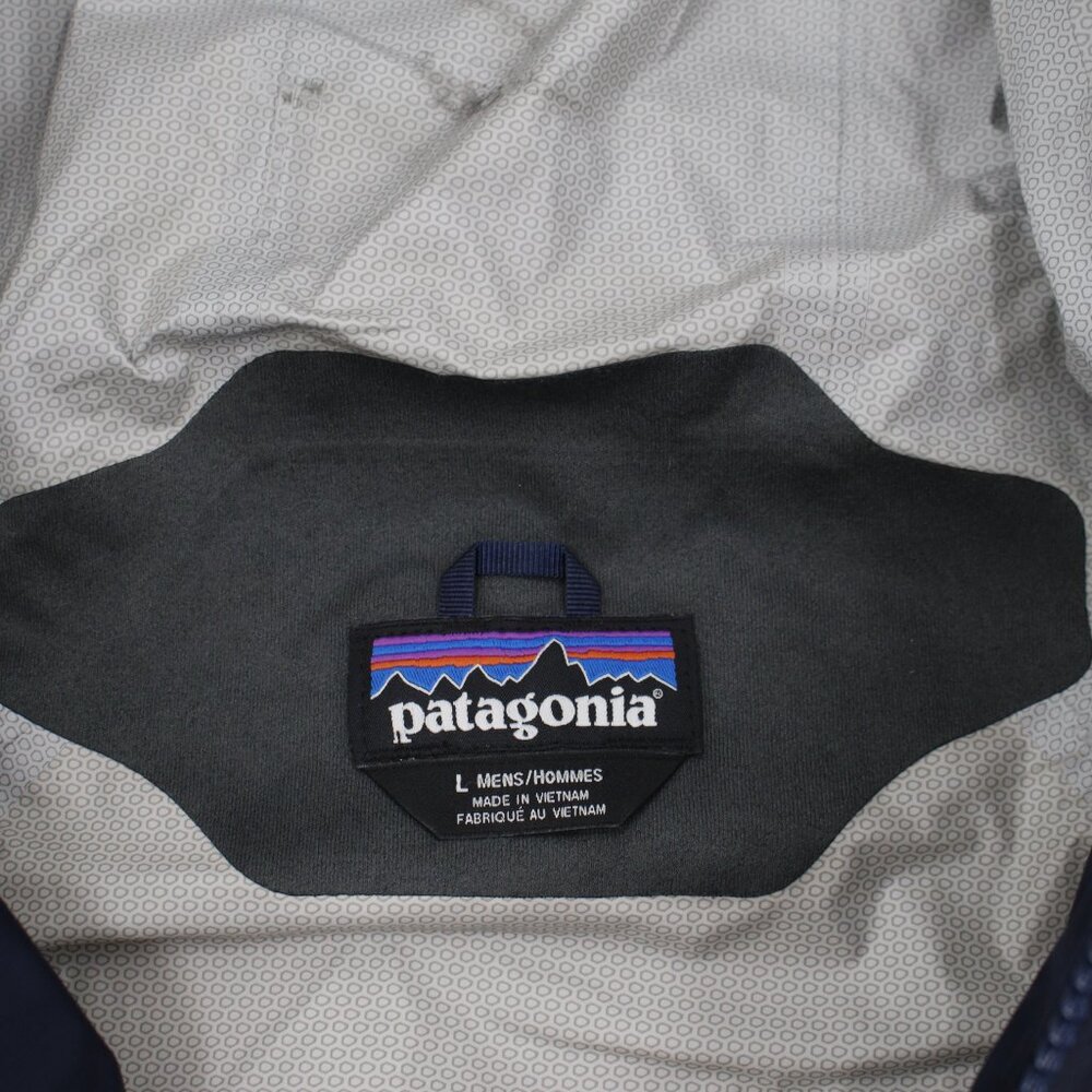 Patagonia Jacket Men's Large Torrentshell Pullover Anorak 1/2 Zip Hooded Nylon - Picture 12 of 16